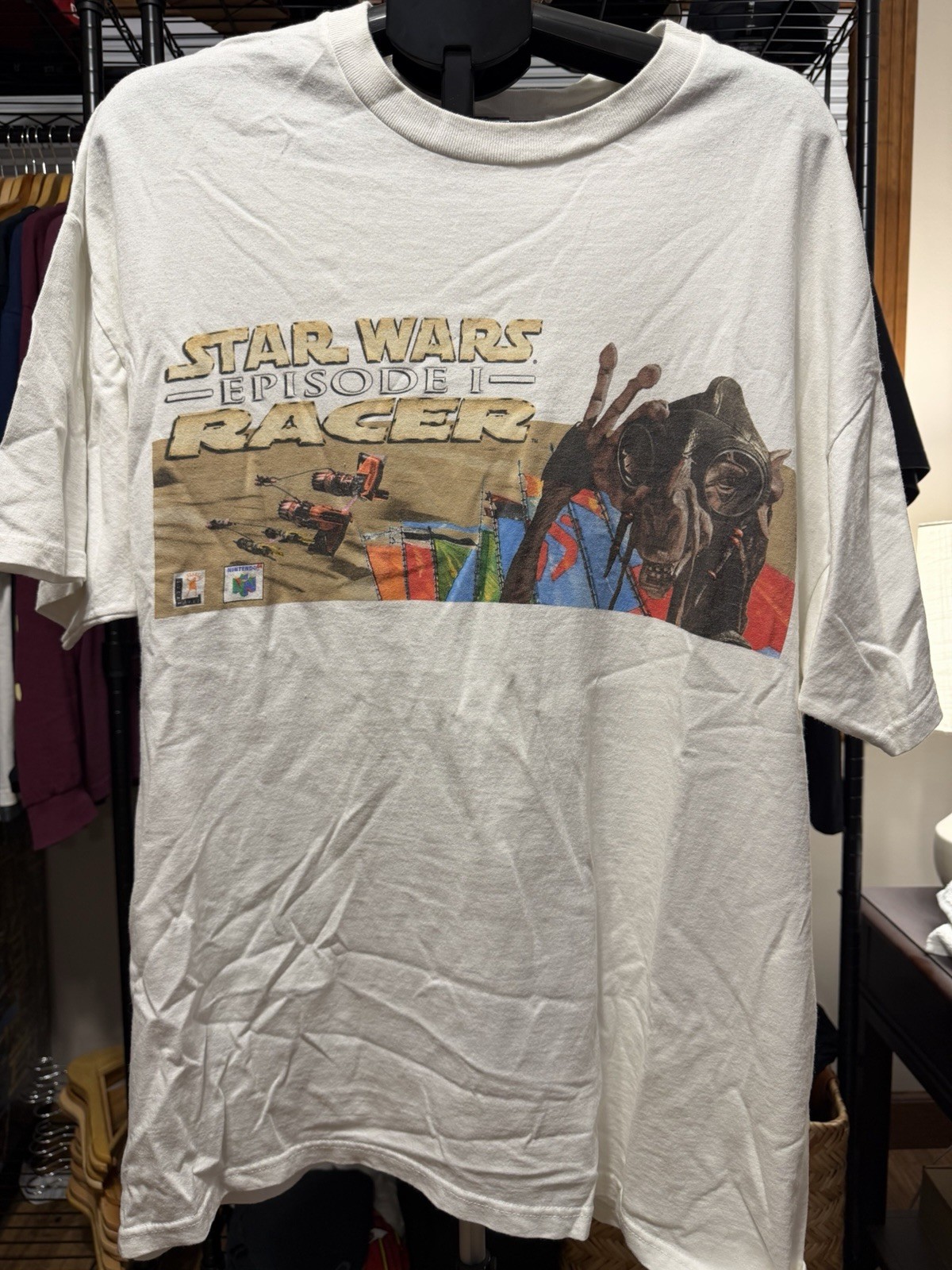 Star Wars Episode 1 Pod Racer N64 Shirt Size XL