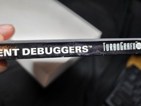 Silent Debuggers TurboGrafx 16 Game Case & Manual Tested & Working