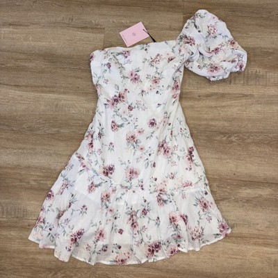 Hello Molly Off Shoulder Floral Dress Size S 8 Women s Party Cocktail New