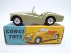 VINTAGE CORGI TOYS 305 TRIUMPH TR3 SPORTS CAR IN ORIGINAL BOX 1960-63
