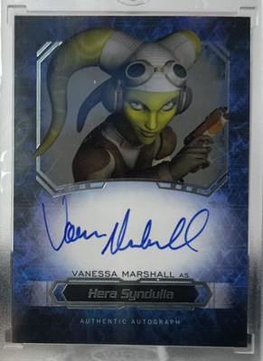 2016 Topps Masterwork Hera Syndulla Vanessa Marshall Auto Autograph Base