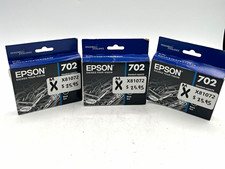 Epson 702 Genuine Black Inkjet Ink Cartridge 3-Pack C13T344120 WF-3720