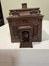 Cast Iron Home Bank Still Bank HL Judd Co 1895 Nice