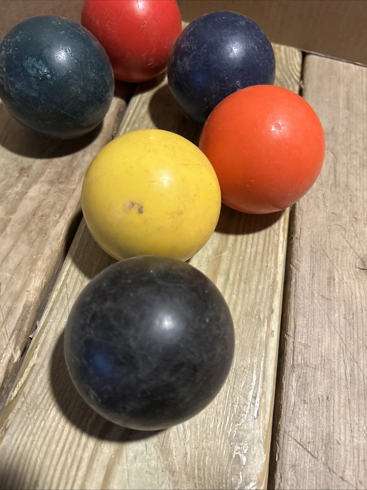 Set of 6 Sportcraft Solid Color Croquet Balls 3” - Image 2 of 3