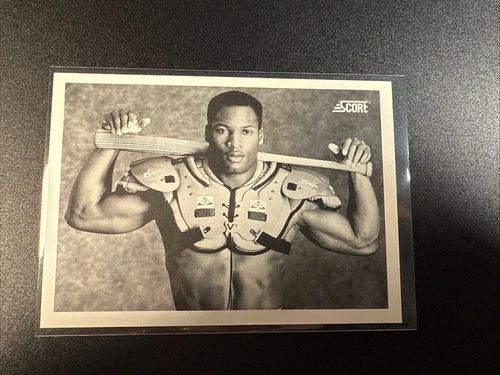 1990 Score - Bo Jackson #697 BO KNOWS Iconic Card MINT CENTERED Royals Raiders