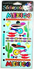 Mexico Stickers Scrapbooking Card Embellishment Stickopotamus