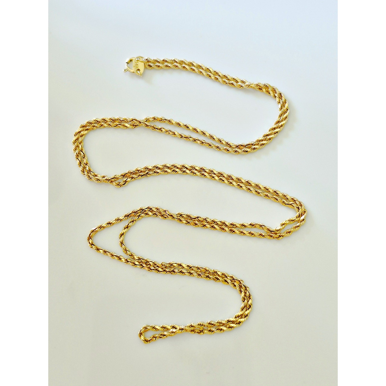 14K Gold Rope 24