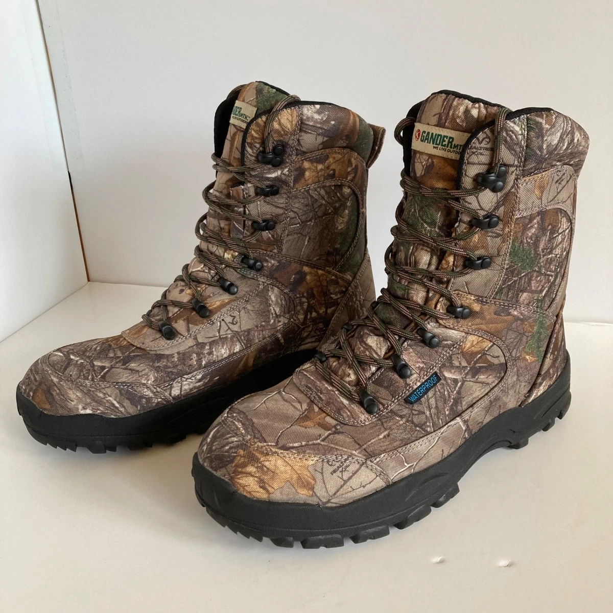 Bottes De Chasse Gander Mountain Camouflage Caoutchouc - Homme Pointure 10.5