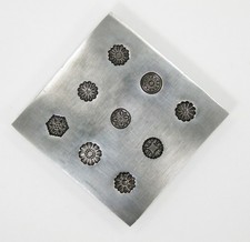 Shot Plate 9 Designs Assorted Shapes 3.0 Impression dies