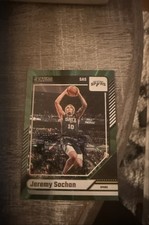 2024-25 Panini Donruss - Jeremy Sochan #180 Holo Green Laser