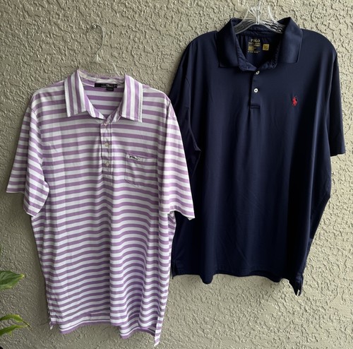 RLX Ralph Lauren Herren Performance Golf Poloshirts XL - 2er Set TOP