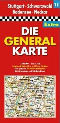 Die Generalkarten Deutschland Extra, 12 Bl., Bl.11, Bade... | Buch | Zustand gut