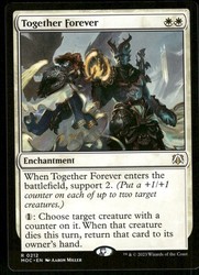 Together Forever #212 March of the Machine Commander Rare MTG