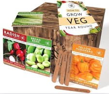 Vegetable Seeds Kit 25 Heirloom Varieties Grow Your Own Garden Allotment