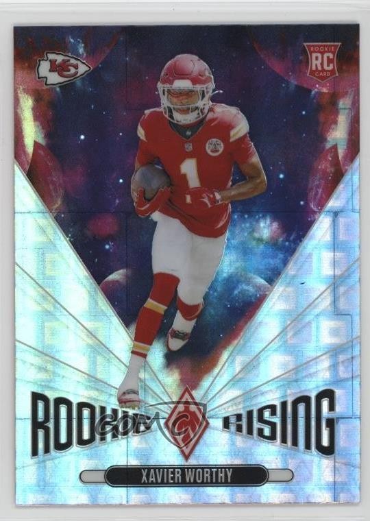 2024 Panini Phoenix Rookie Rising Pandora Xavier Worthy #RR-XWY RC 0l8y