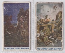 Cigarette Cards - Fragments from France (R. & J. Hill) - 2 Cards (Poor)