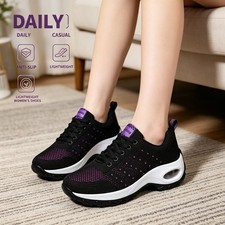 Women Fashion Trainers, Slip On Running Sneakers for Gym Outdoor Walk
