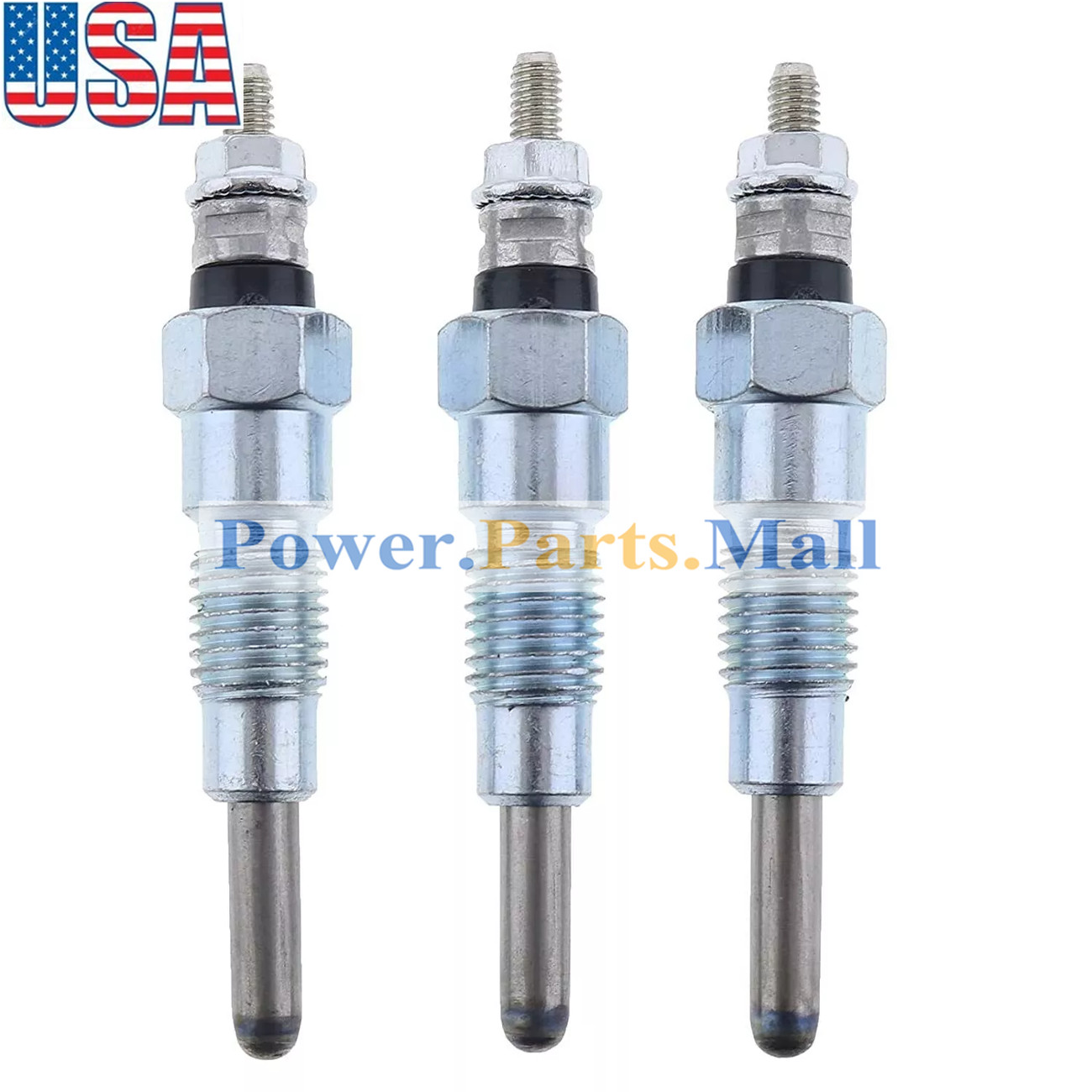 Glow Plug 119717-77800 for Yanmar 3TNA72 3TN75 3TNA75 3TNT5U 3TN66 3TNE68 3TNA68