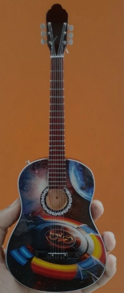 EXCLUSIVE ELO 10" Miniature Tribute Guitar Jeff Lynne