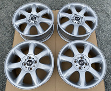 16" MINI ONE R56 GENUINE PARK LANE ALLOYS WHEELS RIMS NEWLY REFURBISHED SILVER