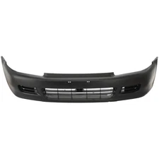 Bumper Cover For 92-95 Honda Civic Front w/ Spoiler Holes Primed Coupe/Hatchback