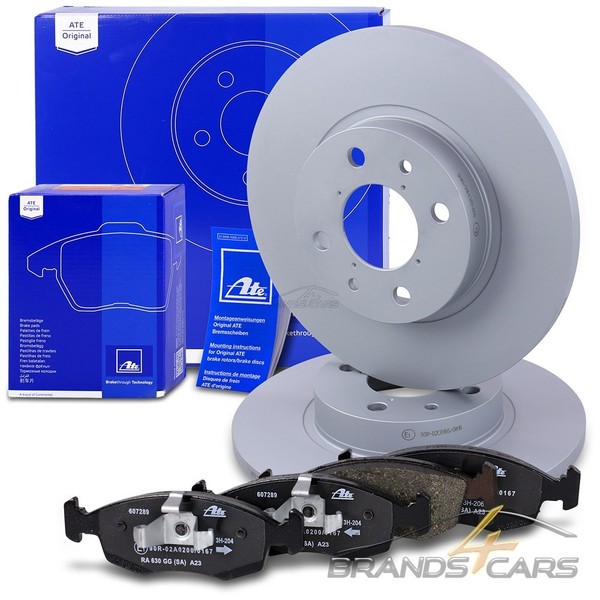 ATE Bremsscheiben Ø257 +BremsbelÄGe Vorne FÜR Fiat Panda Lancia Ypsilon 312 319-image