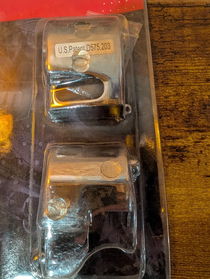 Kuryakyn 9117 Chrome Handle Bar Control Covers Fits 1998-2008 Yamaha VStar 650 - Image 3 of 4