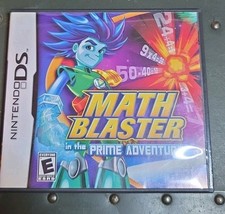 Math Blaster in the Prime Adventure (Nintendo DS, 2009) Complete With Manual 