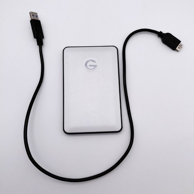 G-Drive Slim 500GB Externe Festplatte Tragbar - Silber USB 3.0
