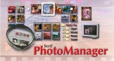 Serif PhotoManager PC CD digital image multimedia catalog organize picture video