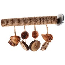 Parrot Perch Toy Parrots Chew Toys Bird Stand Chewing for Parakeets