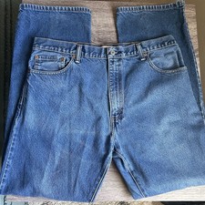 Levi’s 517 Boot Cut Jeans Men’s W38 L32 Vintage Blue Denim Made in USA Western