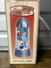 Coke Brand Motion Lamp Polar Bears Winter Wonderland New