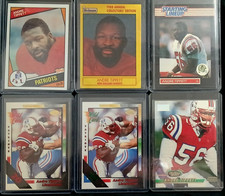Andre Tippett 15 Card Lot w/ RC, Inserts &amp; Autographs New England Patriots