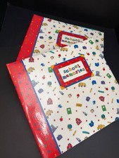 Lot of 2 Frances Meyer  School Memories  Scrapbook Albums   12x12, 24 Pages Each