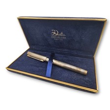 PENNA STILOGRAFICA Fountain DELTA VINTAGE ARGENTO 925 SILVER SCATOLA