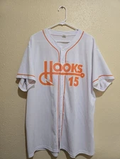 Corpus Christi Hooks  "Whataburger" #15 White Orange Jersey Men's Size XL SGA