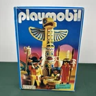 Vintage 90s Playmobil 3873 Native Americans with Totem Sealed Box Never Opened