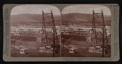 #ad Putting in 2285000 cubic yards of concrete on 1 1 2 mile Gatun Dam Panama $12.99
