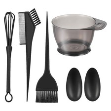 Hair Dye Brush And Bowl Set Mixing Bowl Hair Color Brush 5 Pcs Hair