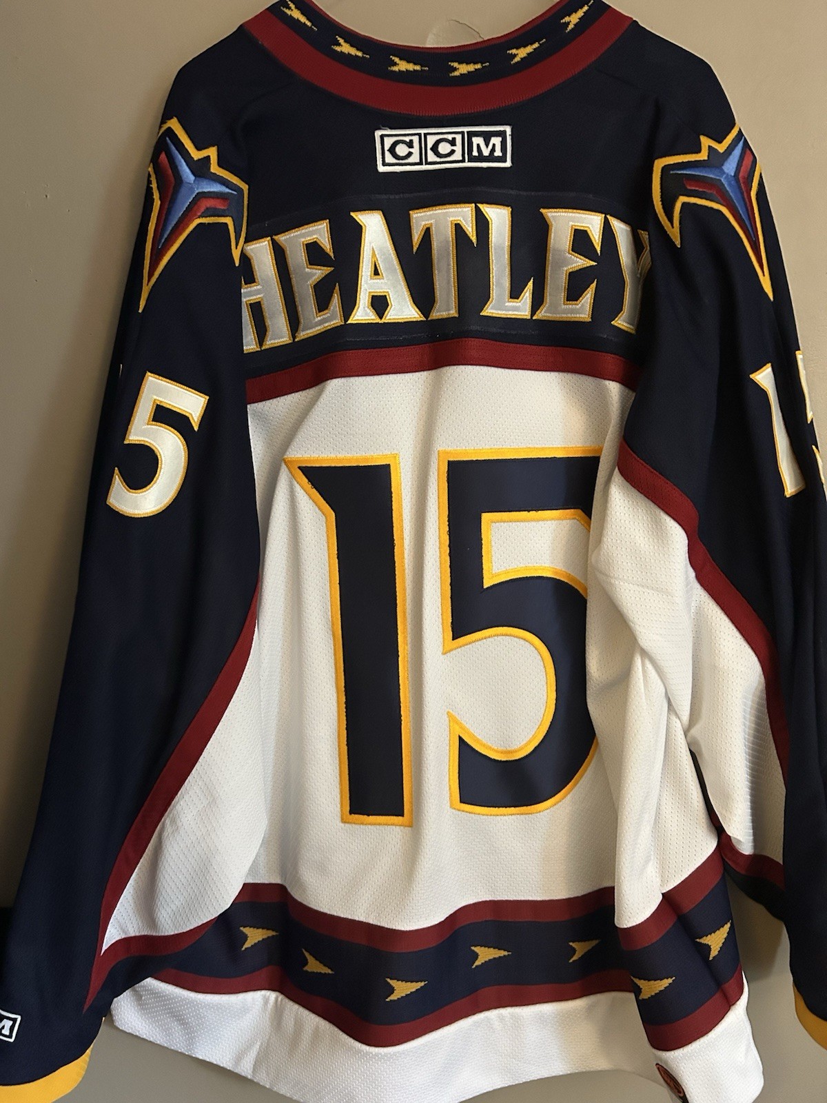 Dany Heatley Atlanta Thrashers Authentic CCM Vintage NHL Jersey Size Xl
