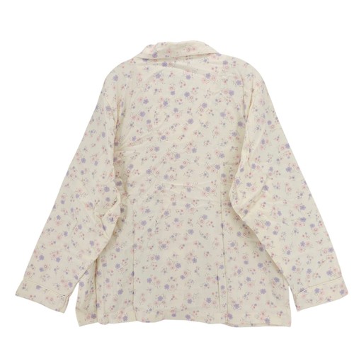 NWT LORD & TAYLOR Women’s Pajama PJ Set Floral Cream Pink Purple Size XL - Picture 3 of 10