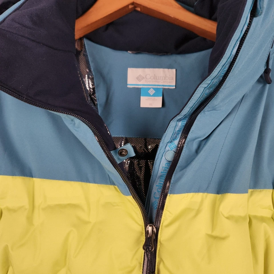 Jaqueta Columbia Wild Card Feminina XL Voltagem Canyon Azul 550 Preenchimento Neve Inverno - Imagem 2 de 4