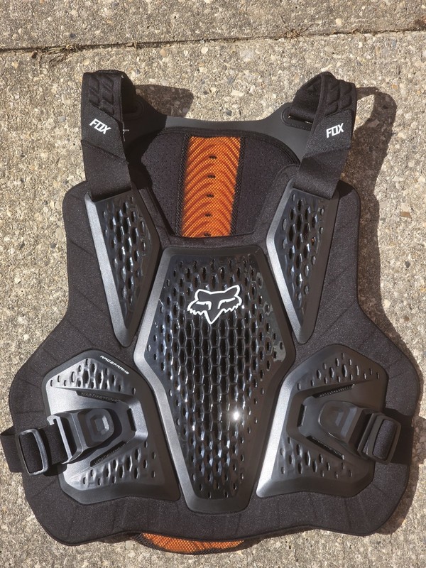 Fox Raceframe Impact SB D3O Chest Guard BLACK 
