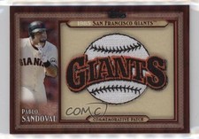 2011 Topps Blaster Box Throwback Manufactured Series 1 Pablo Sandoval Patch h8e