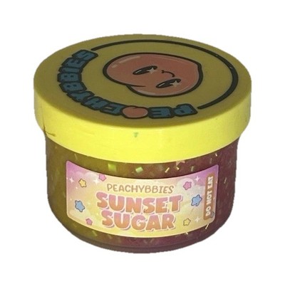 Peachybbies Sunset Sugar Modeling Clay Slime Jar Craft Kit for Kids Arts DIY