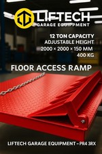SHIPPING CONTAINER FORKLIFT ACCESS RAMP 12 TON CAPACITY HEAVY DUTY ADJUSTABLE