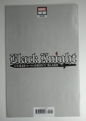 Marvel Comics Black Knight Curse of the Ebony Blade #1 Walmart Variant VF/NM 9.0 - 第 4/12 張圖片