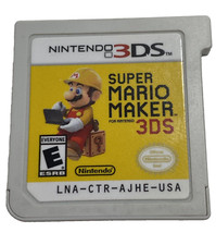 Super Mario Maker 3DS Nintendo 3DS Cartridge Game Only Authentic