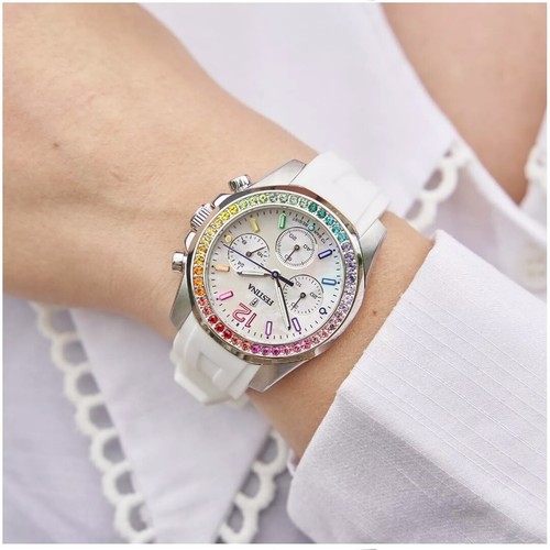 FESTINA RAINBOW DONNA QUARZ REFERENZA F20610/2 GARANZIA UFFICIALE - Imagen 2 de 3